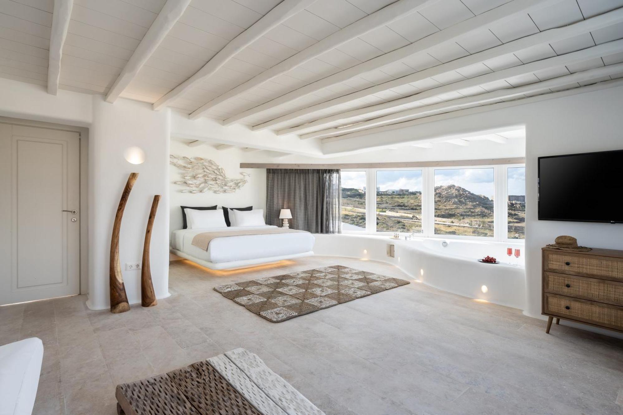 White Stone Mykonos Hotel Agios Ioannis Diakoftis Eksteriør billede