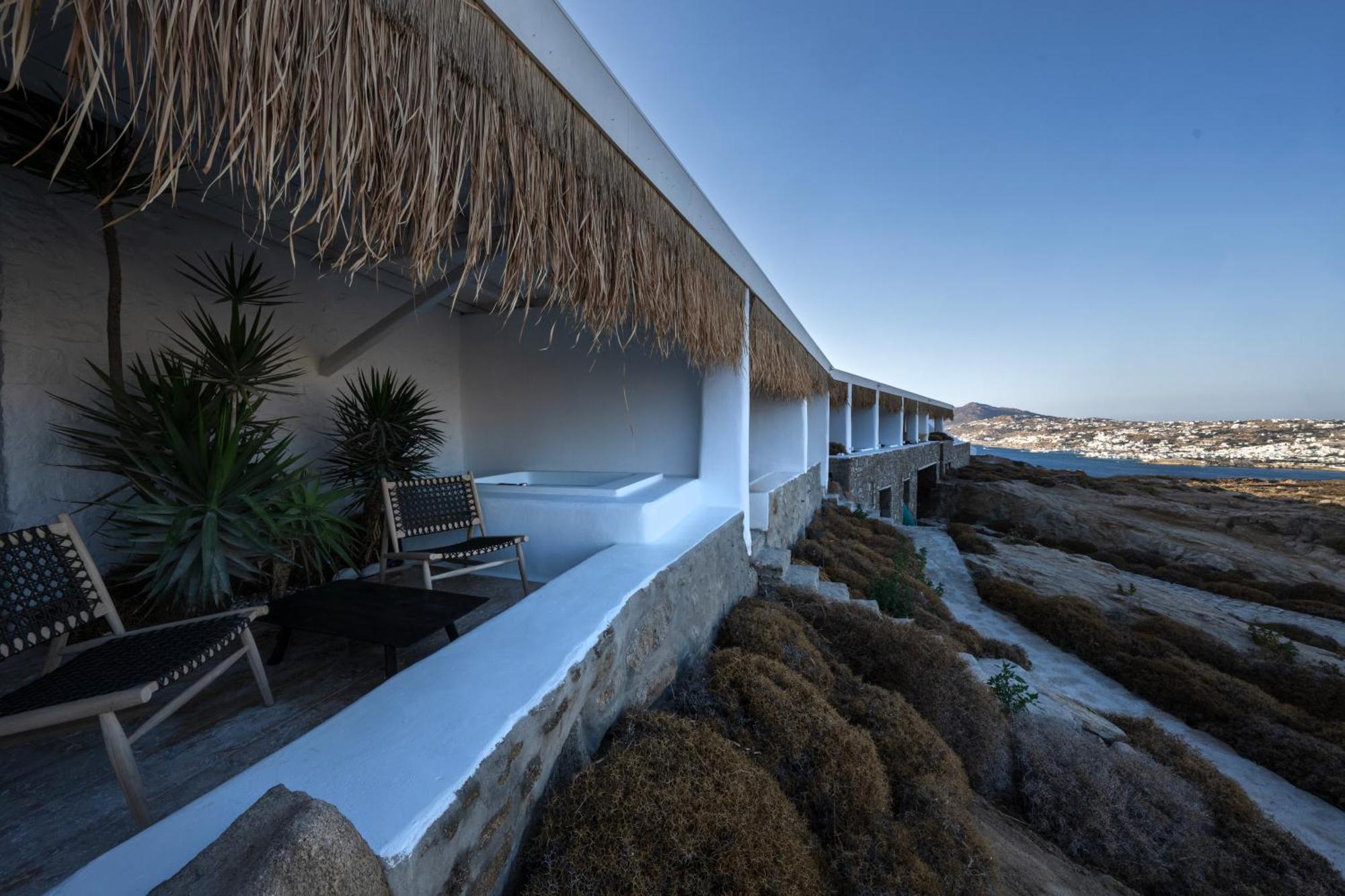 White Stone Mykonos Hotel Agios Ioannis Diakoftis Eksteriør billede