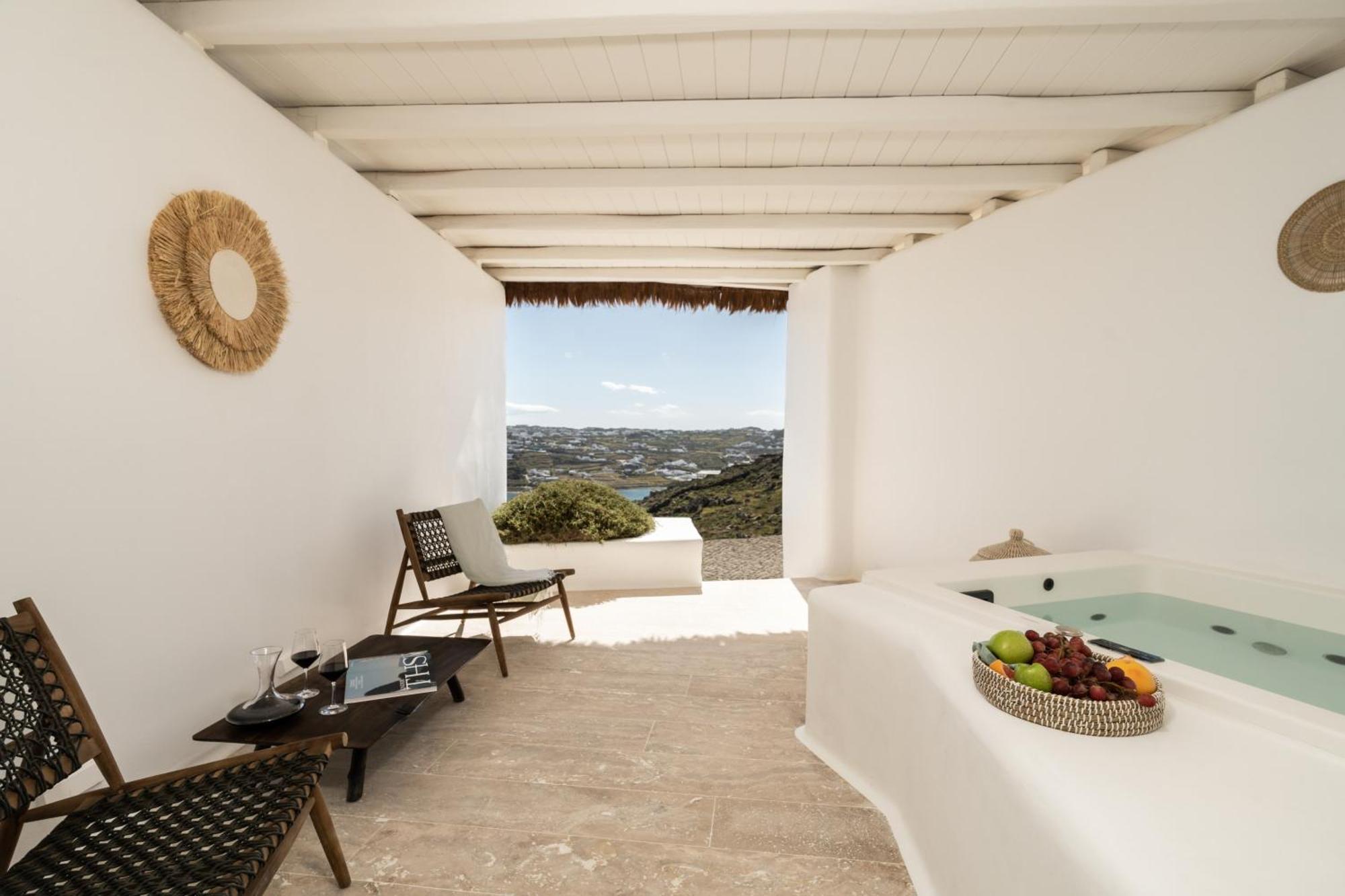 White Stone Mykonos Hotel Agios Ioannis Diakoftis Eksteriør billede